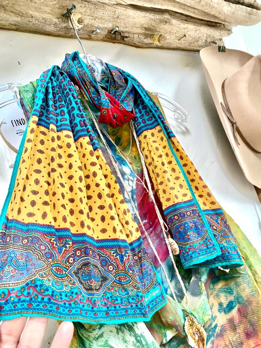 Stunning designer Gypsy boho scarf